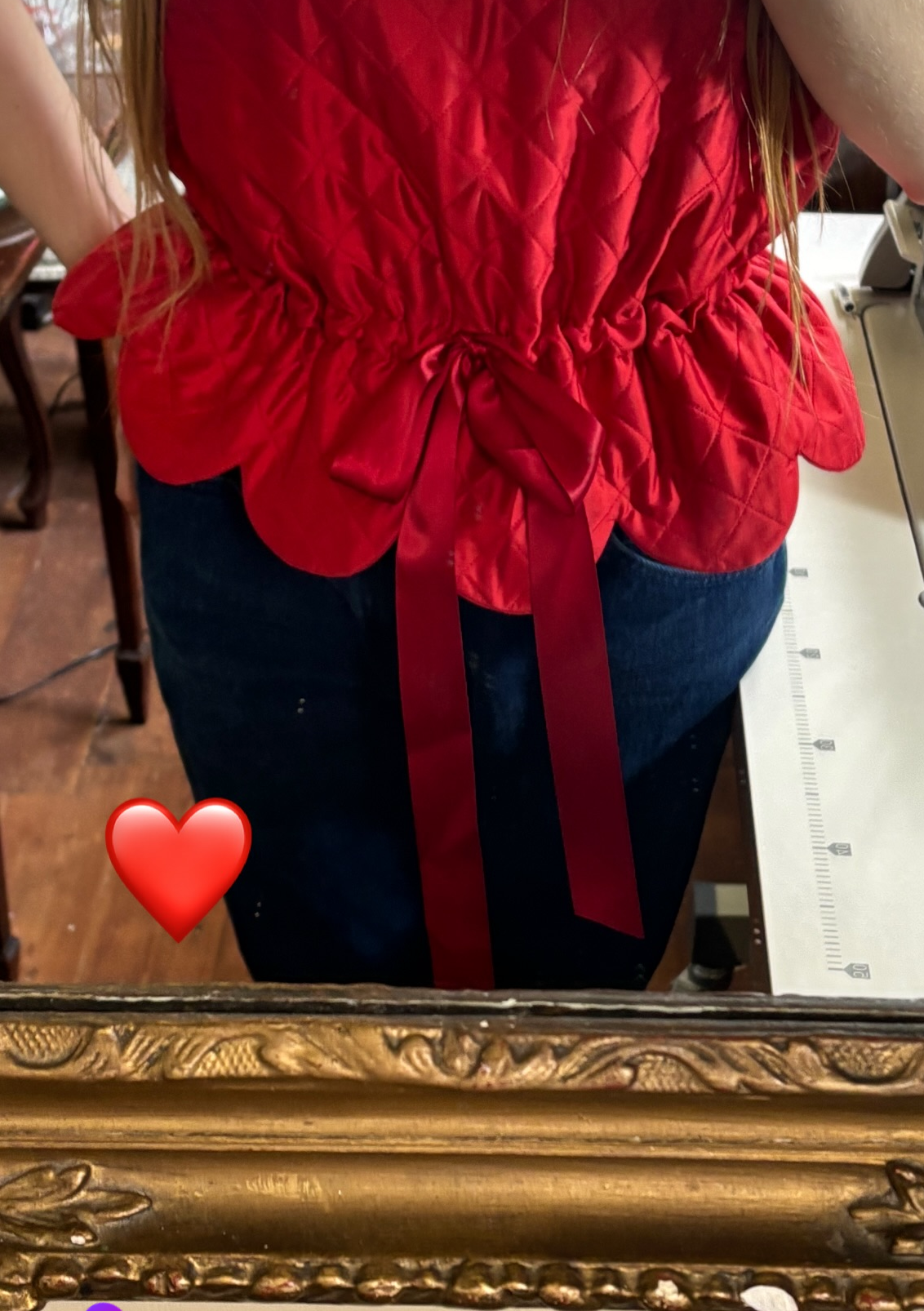 SCALLOPED HENRY in Hand Quilted Silk