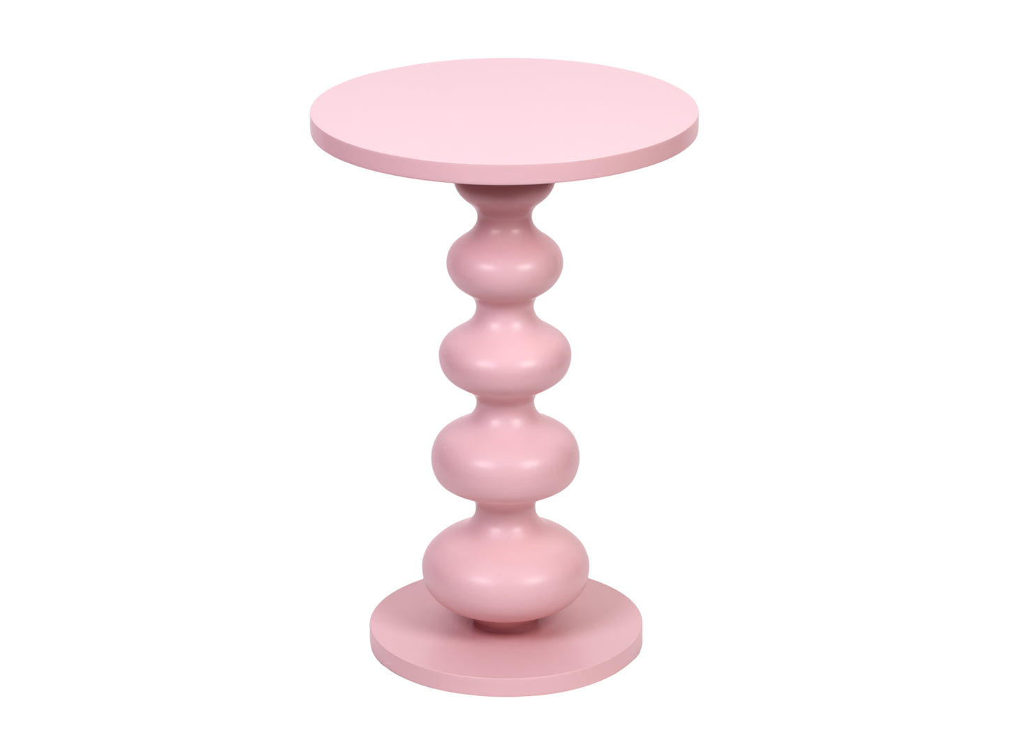 pink bobbin side table, beautiful painted colourful end table