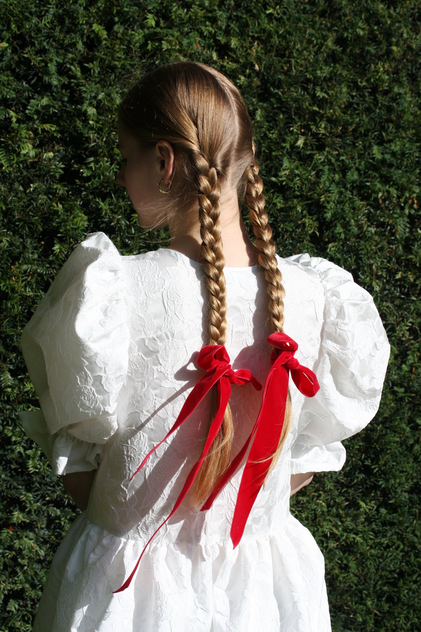 beautiful silk velvet ribbon to wear in your hair