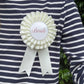 Bridal Satin Rosette 'Bride'