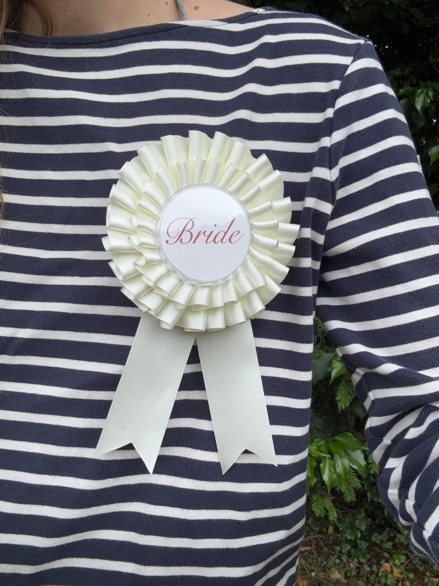 Bridal Satin Rosette 'Bride'