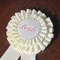Bridal Satin Rosette 'Bride'