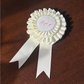 Bridal Satin Rosette 'Wifey'