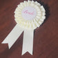 Bridal Satin Rosette 'Bride'