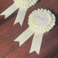 Bridal Satin Rosette 'Wifey'