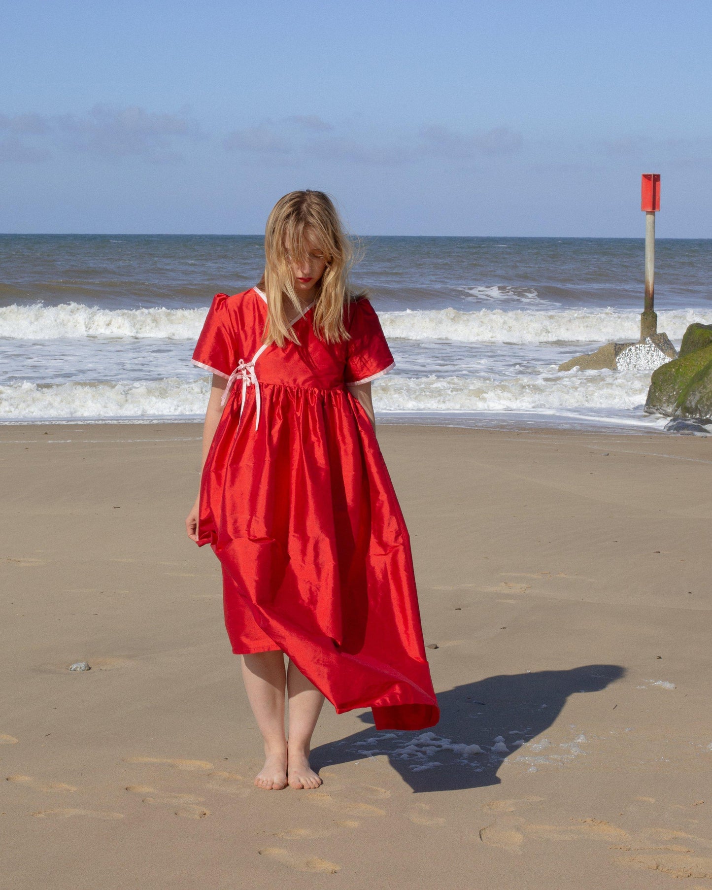 SEBASTIAN in Red & Pink Silk Dupion