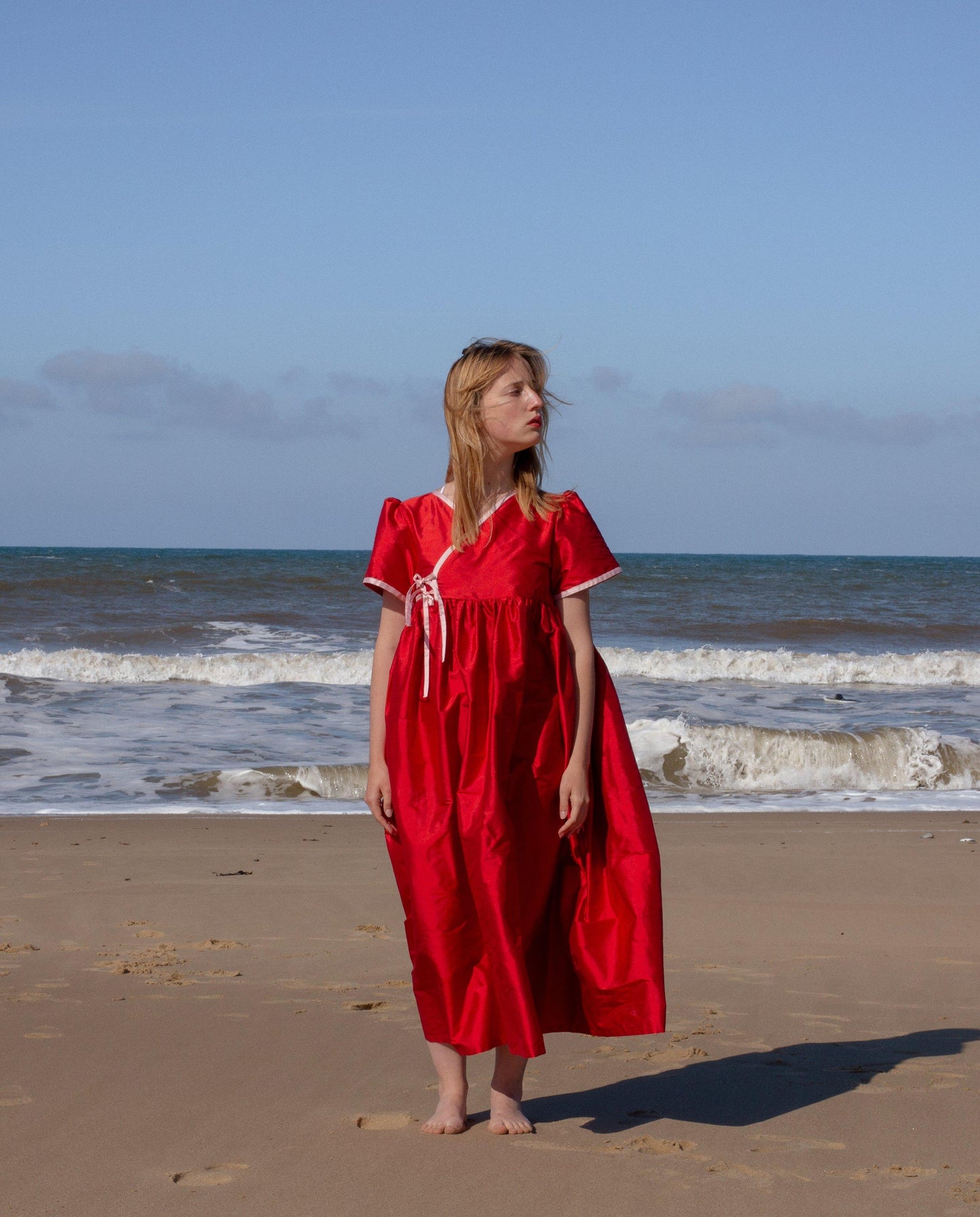 SEBASTIAN in Red & Pink Silk Dupion