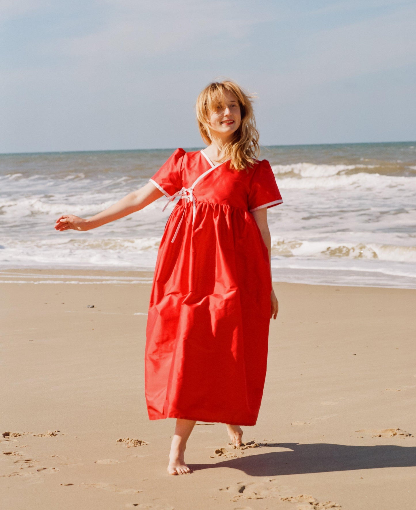 SEBASTIAN in Red & Pink Silk Dupion