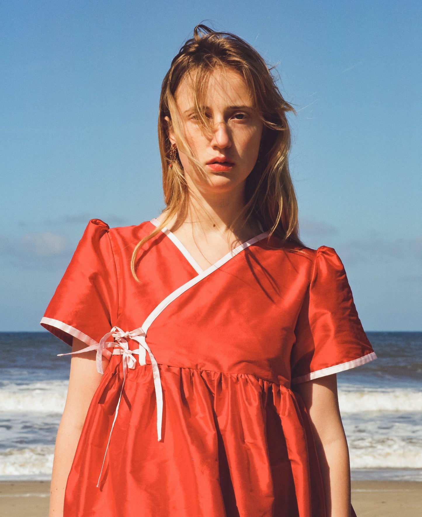 SEBASTIAN in Red & Pink Silk Dupion