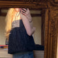 SAMPLE SALE ANNIE Top in Floral Black Jacquard