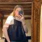 SAMPLE SALE ANNIE Top in Floral Black Jacquard